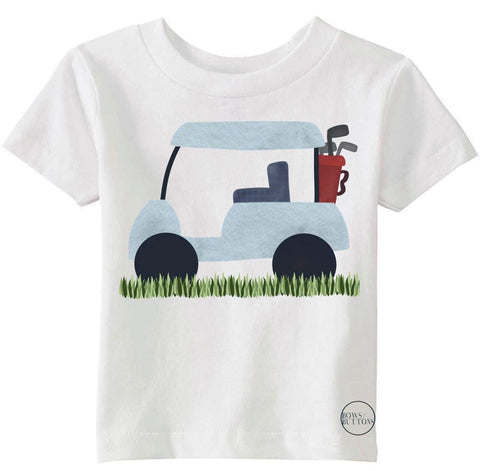 Watercolor Golf Cart